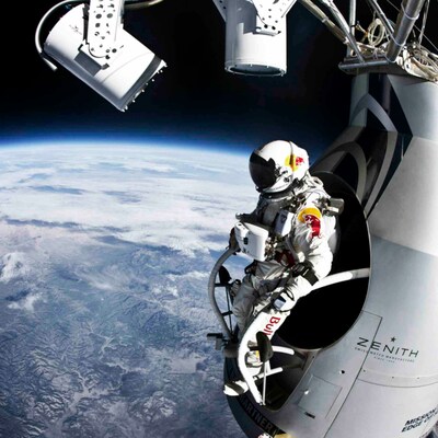 Felix Baumgartner, jumping from the space capsule - ZENITH Watches