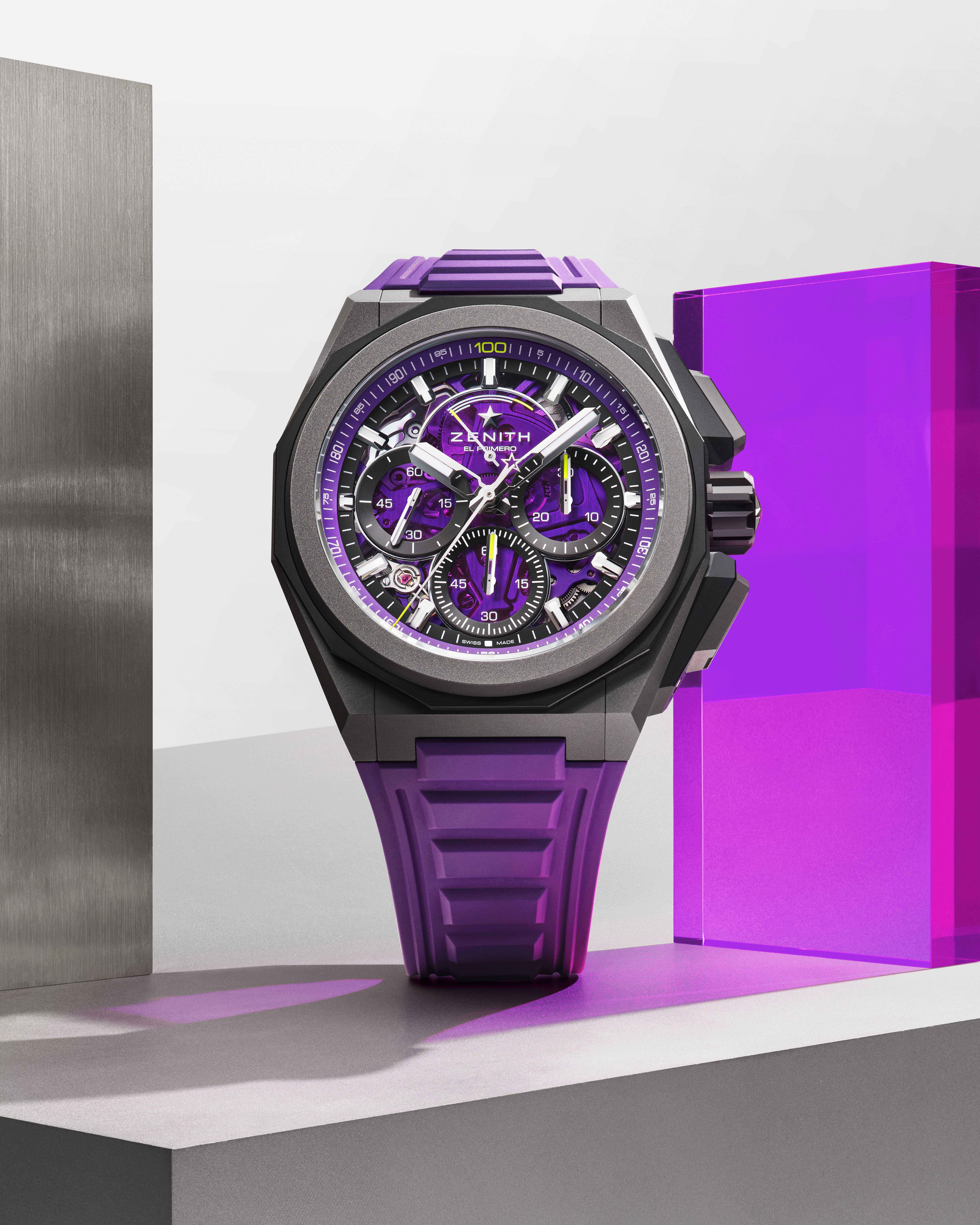 ZENITH デファイ エクストリーム - 45.00mm, マイクロブラスト仕上げチタン