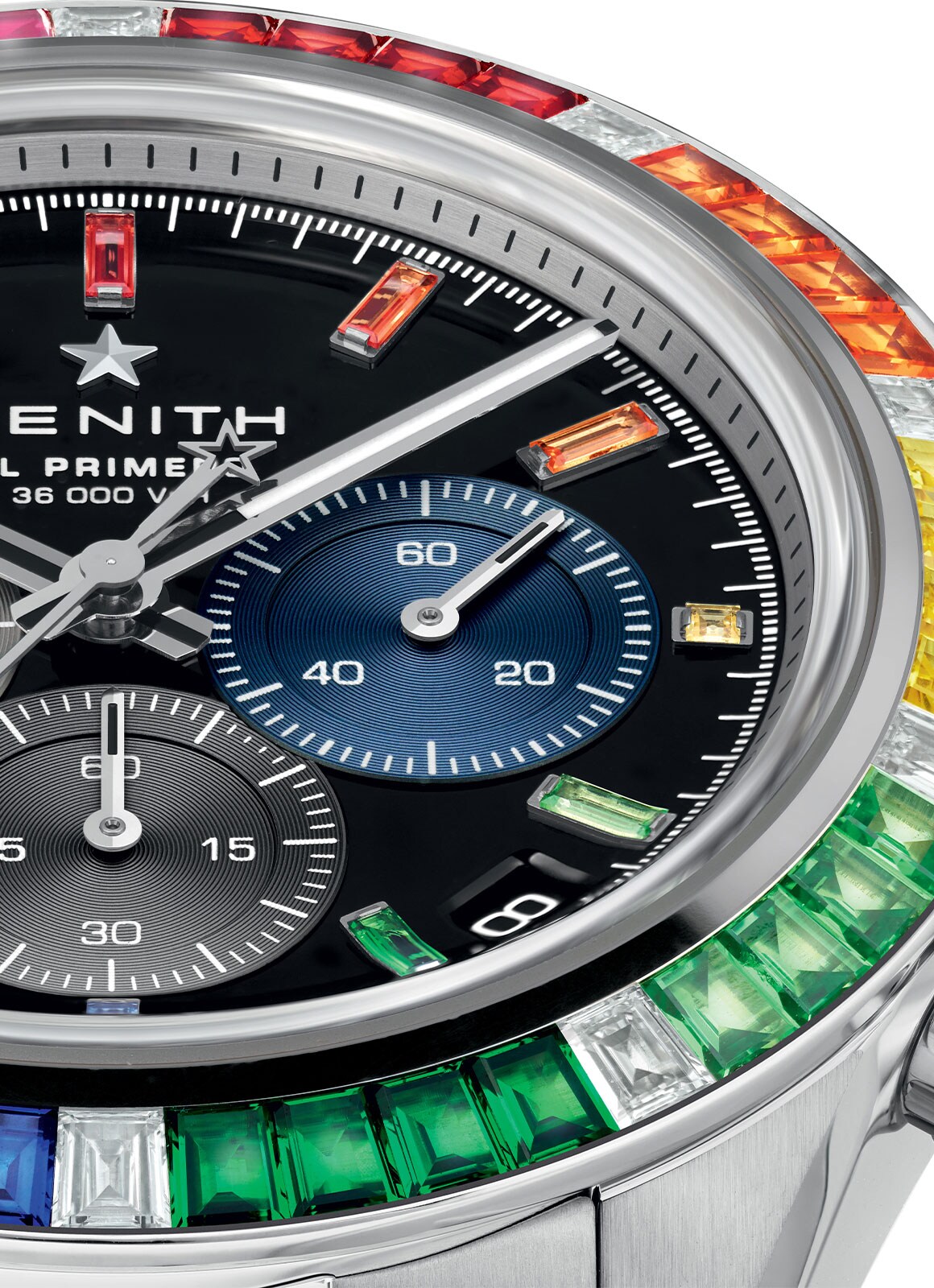 ZENITH クロノマスター スポーツ レインボー - 41.00mm, 18K