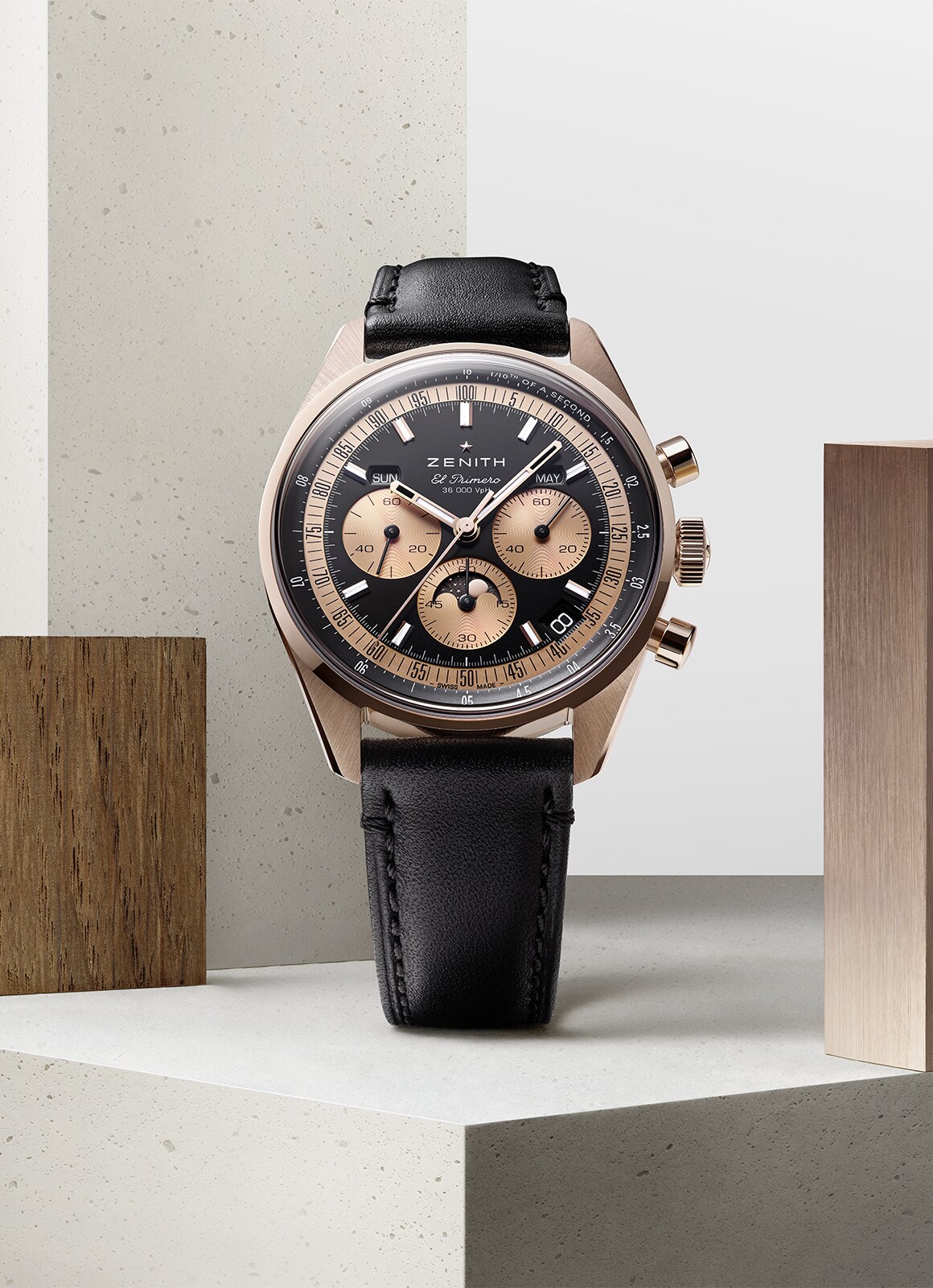 ZENITH クロノマスター オリジナル トリプルカレンダー - 38.00mm, 18K