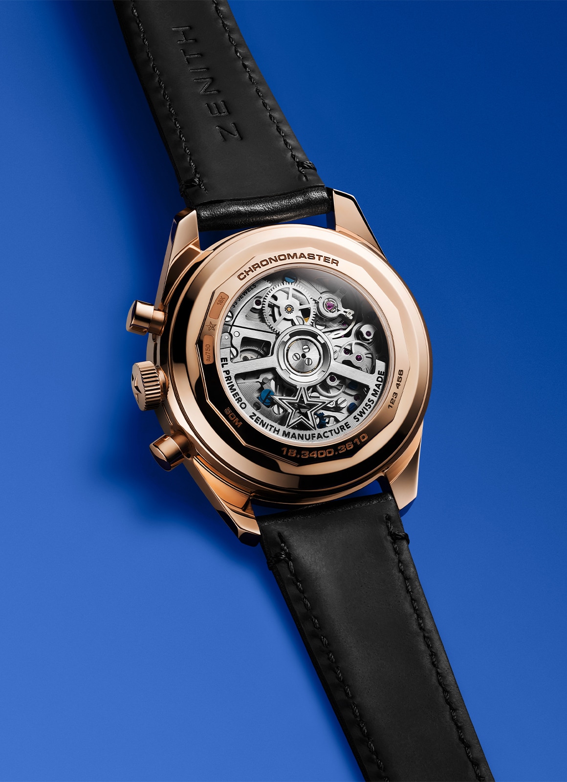 ZENITH CHRONOMASTER ORIGINAL - 38.00mm, 18-ct Rose gold