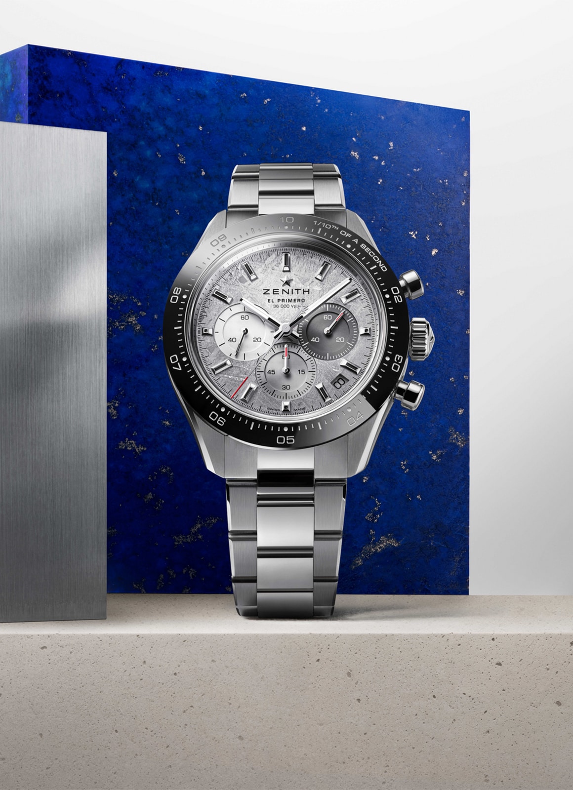 ZENITH CHRONOMASTER SPORT - 41.00mm, Stainless steel with black