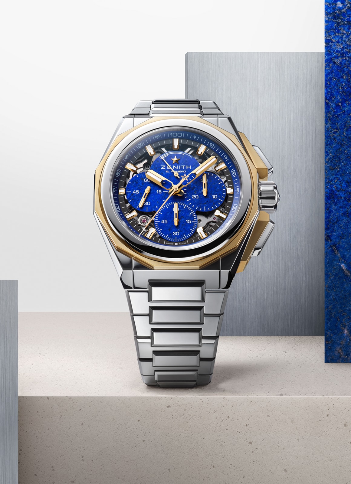 ZENITH デファイ エクストリーム ラピスラズリ - 45.00mm, 18Kマイクロ