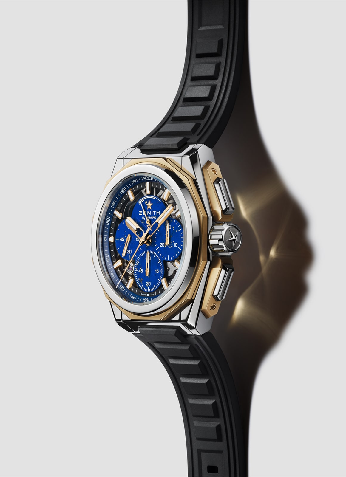 ZENITH DEFY EXTREME LAPIS LAZULI - 45.00mm, 18-ct microblasted