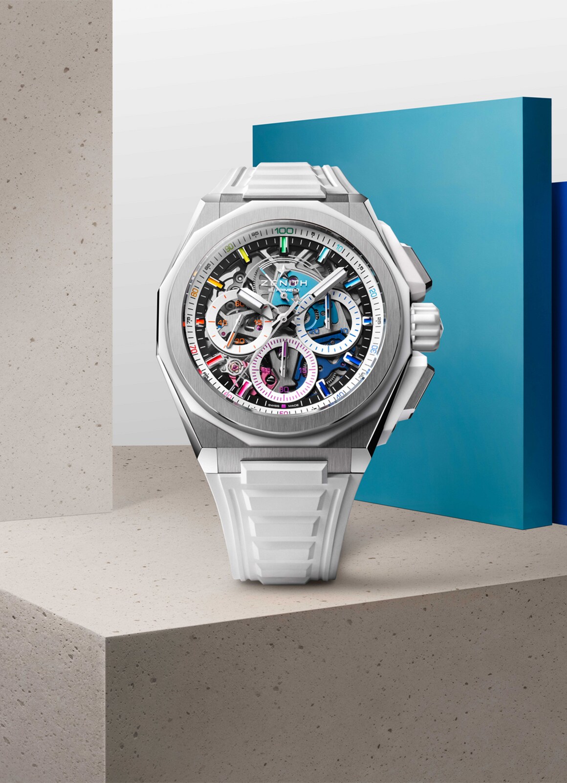 ZENITH デファイ エクストリーム クロマ - 45.00mm, ブラッシュ仕上げ