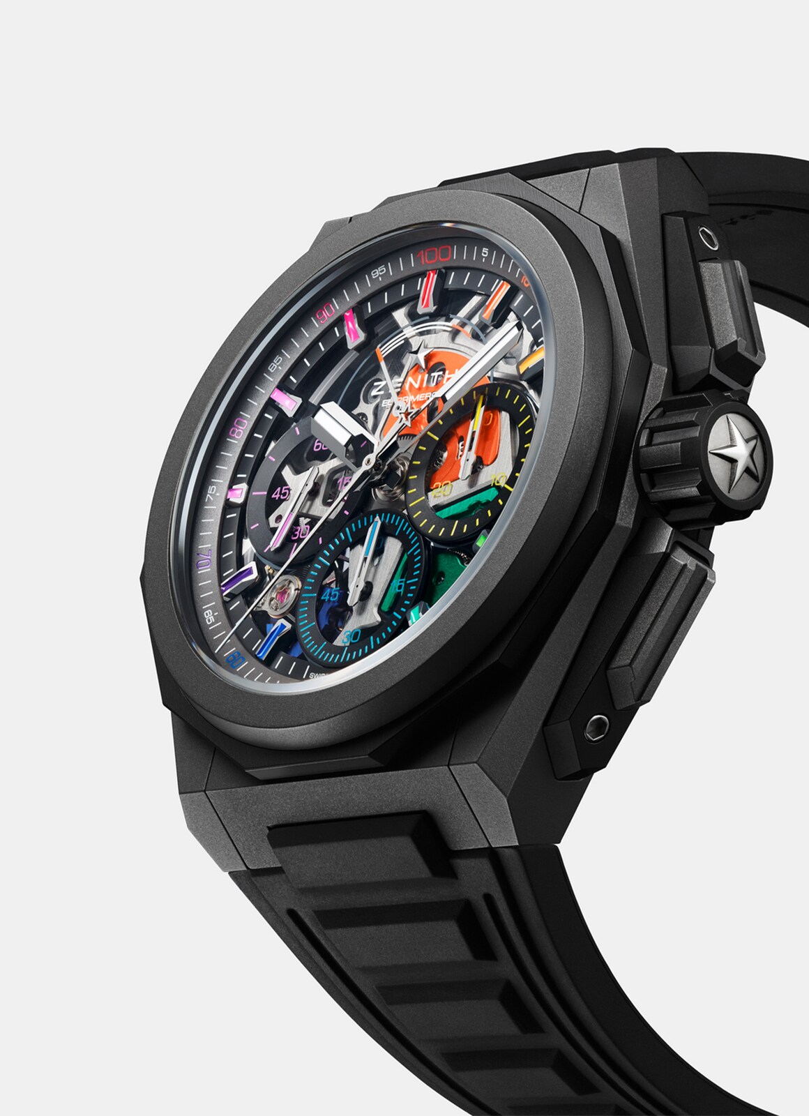 ZENITH デファイ エクストリーム クロマ - 45.00mm, マイクロブラスト