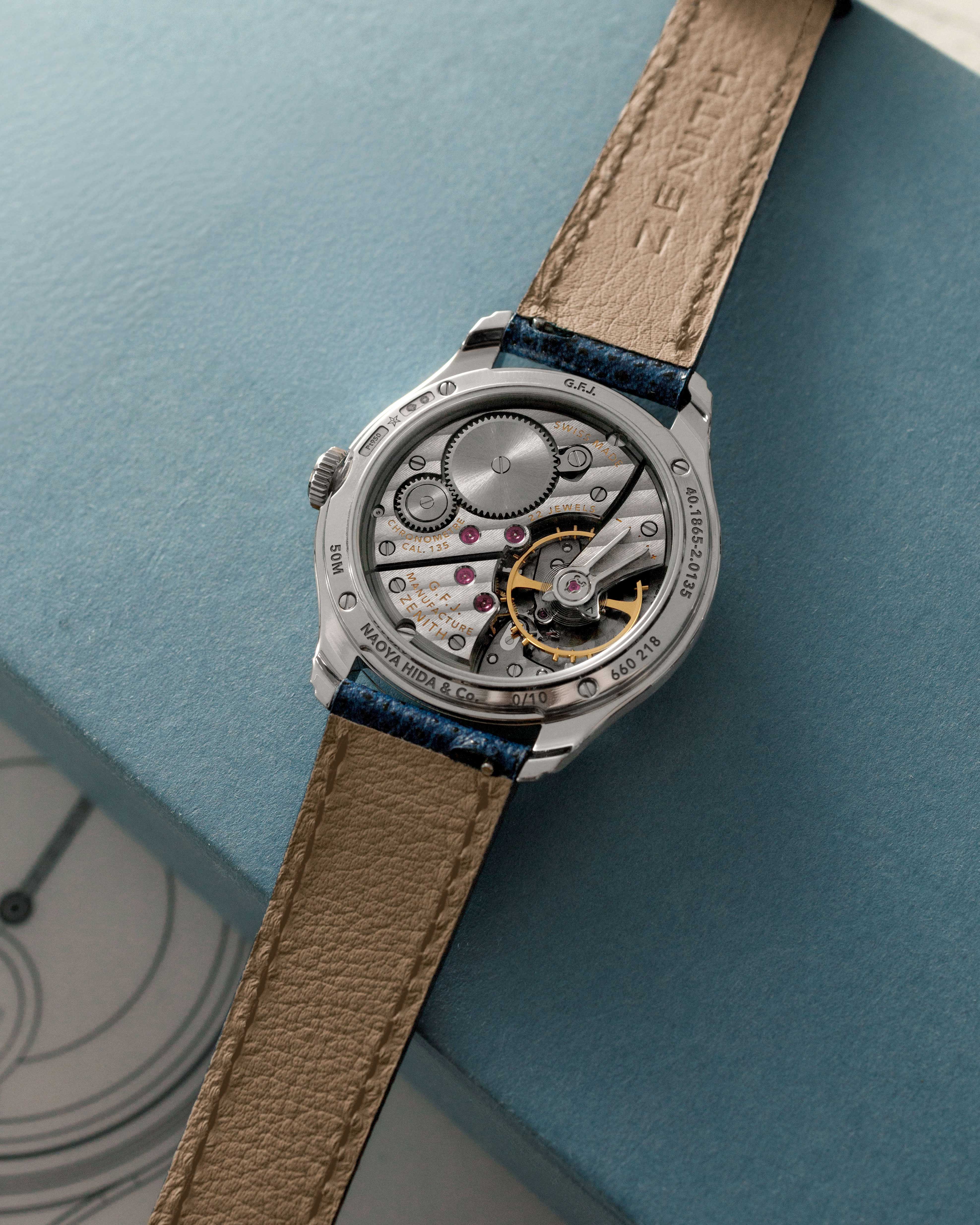 ZENITH G.F.J. CALIBRE 135 - 39.00mm, Platinum 950